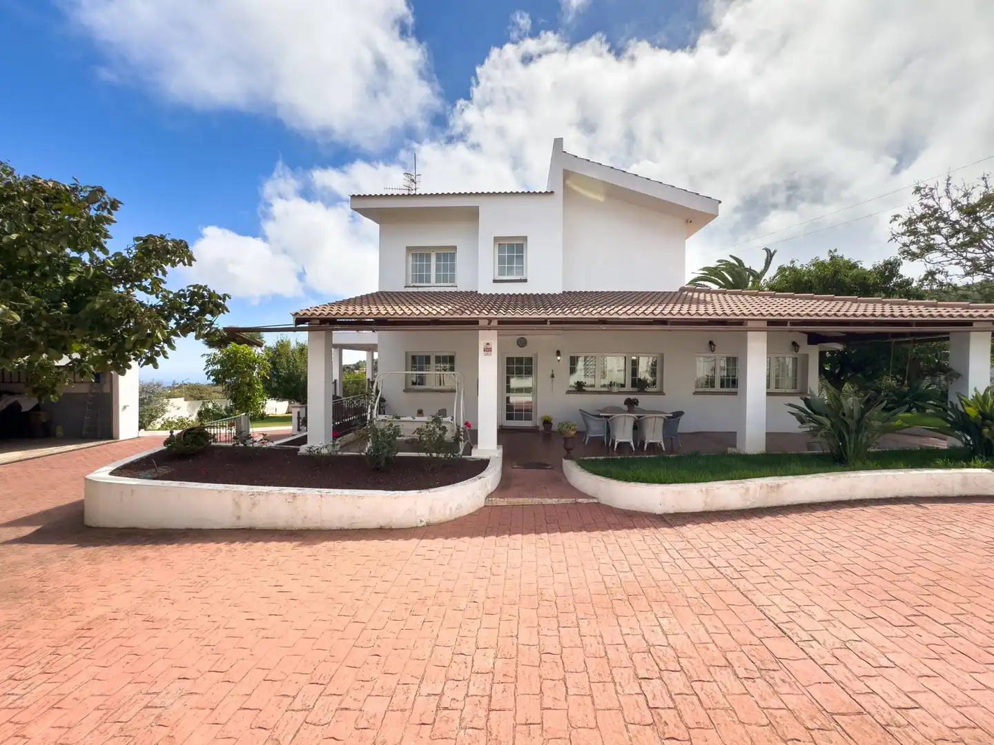 Vista exterior de Casa o chalet en venta en El Rosario con Calefacción, Jardín privado y Terraza