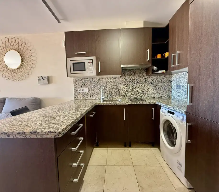 Kitchen of Flat for sale in Benalmádena  with Terrace, Furnished and Oven
