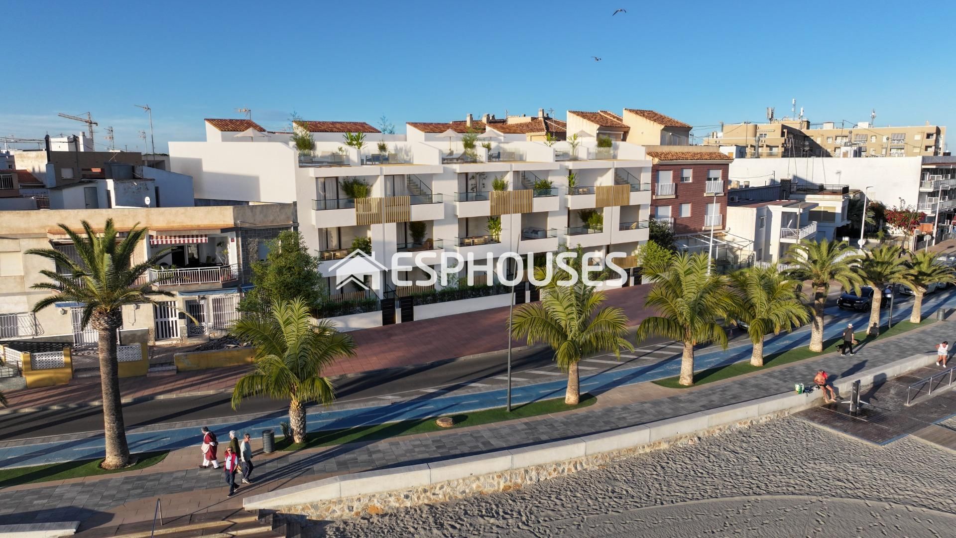 Vista exterior de Planta baixa en venda en San Pedro del Pinatar amb Aire condicionat, Terrassa i Traster