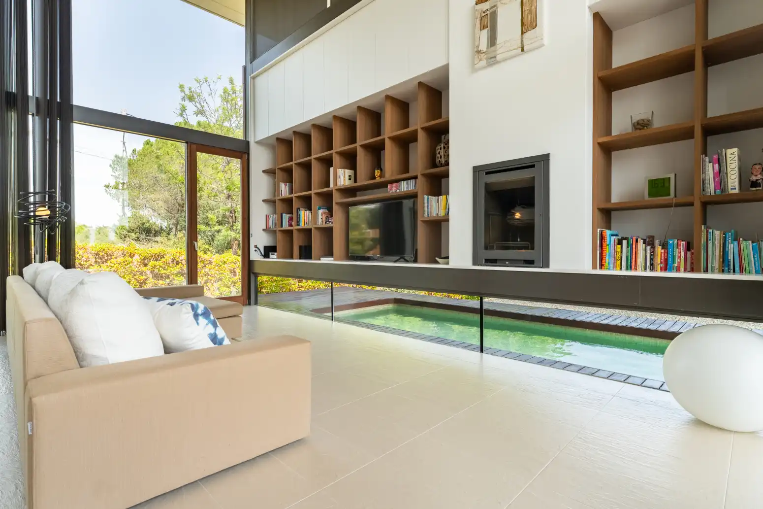 Sala de estar de Casa o chalet en venta en Castellvell del Camp con Calefacción, Jardín privado y Parquet