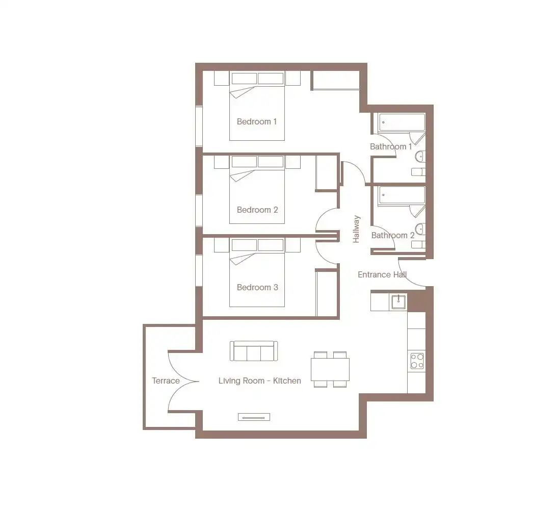 Flat for rent in OCTAVIO PAZ, El Atabal