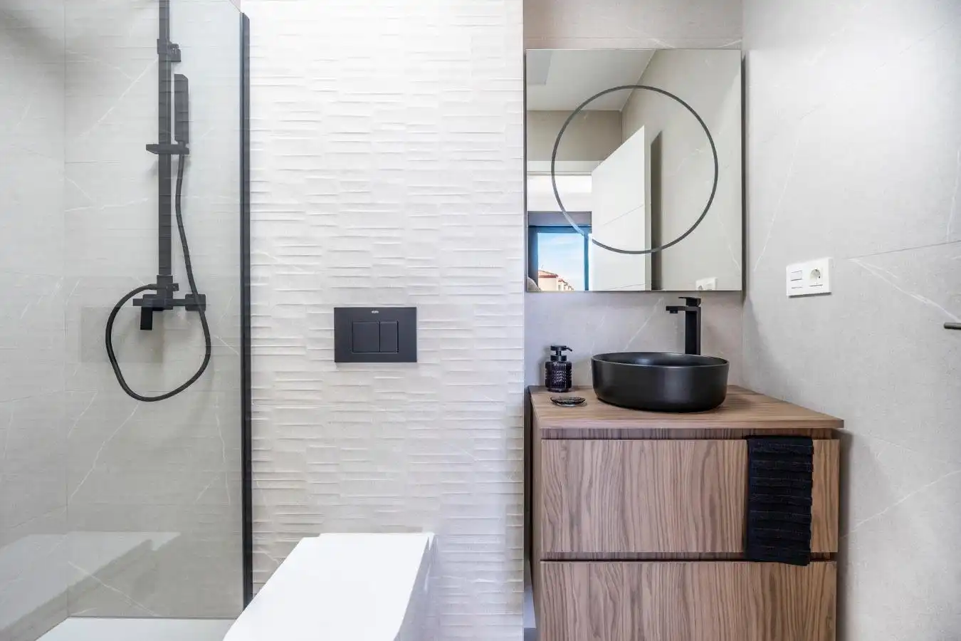 Baño de Casa o chalet en venta en Torre-Pacheco con Aire acondicionado, Jardín privado y Terraza