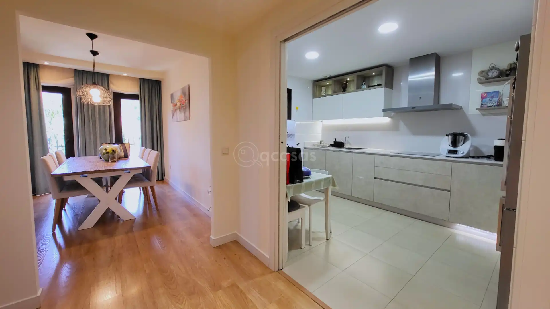 Kitchen of Flat for sale in Benalmádena  with Air Conditioner, Terrace and Furnished