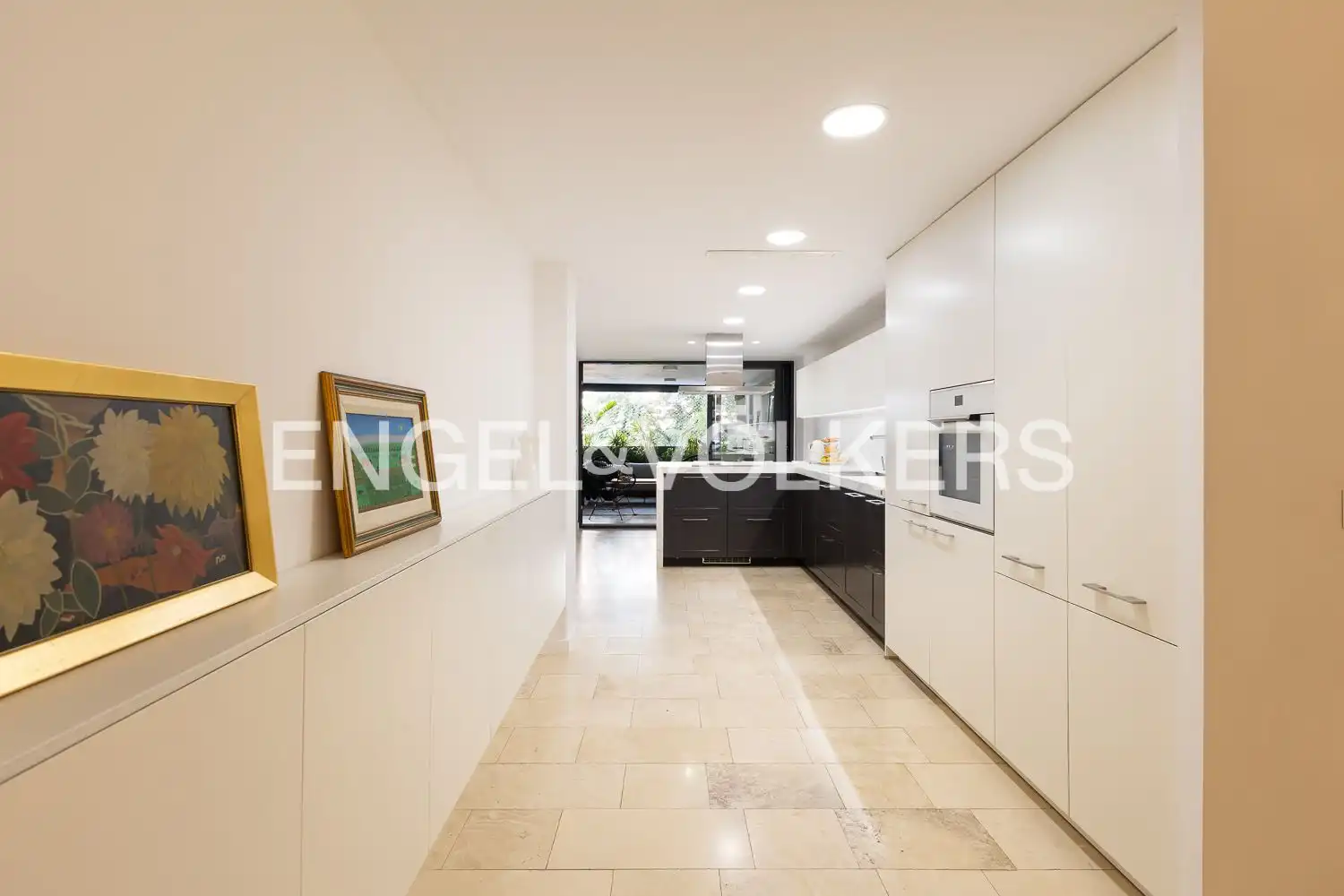 Kitchen of Flat for rent in Valencia  with Air Conditioner, Heating and Terrace