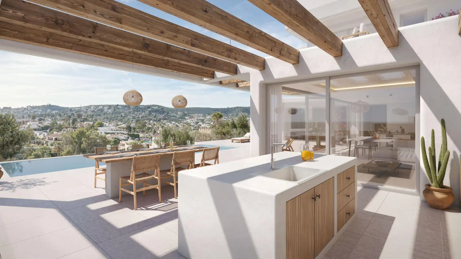 Terrassa de Casa o xalet en venda en Jávea / Xàbia