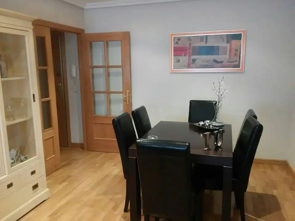 Comedor de Apartamento en venta en Cuenca con Calefacción, Parquet y Terraza
