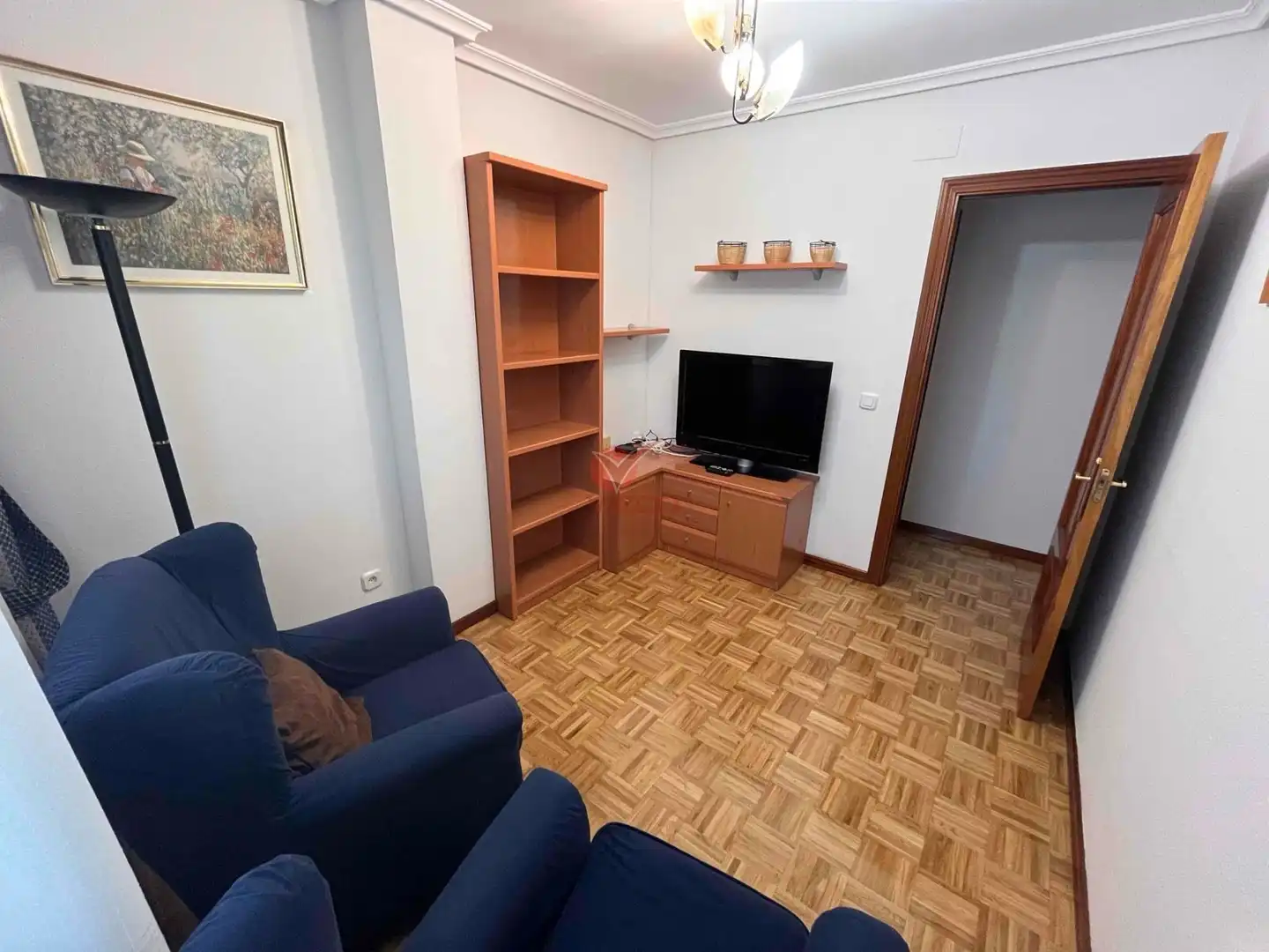 Living room of Flat for rent in Cuenca  with Air Conditioner, Heating and Furnished