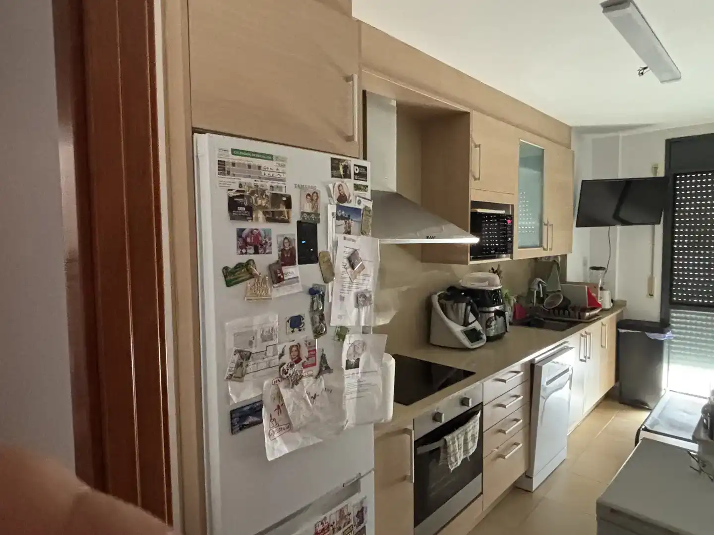 Kitchen of Flat for sale in Vilagrassa  with Air Conditioner, Parquet flooring and Storage room