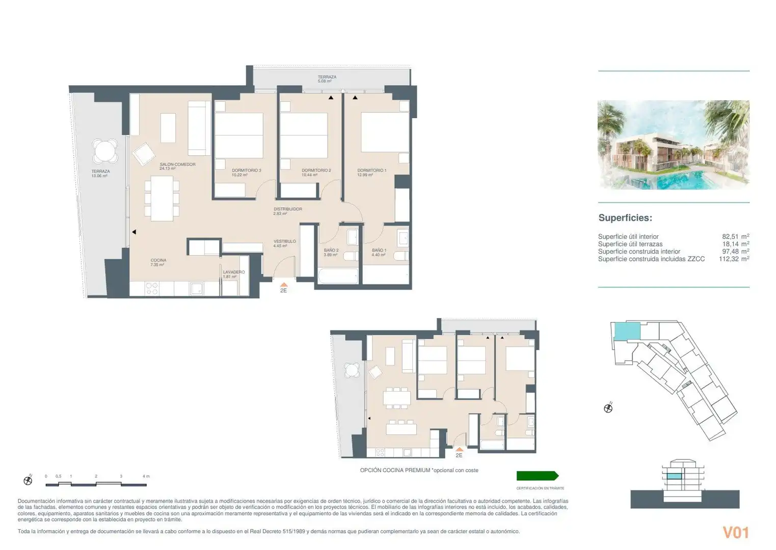 Appartement compact avec terrasse à vendre à Centro ciudad, imagen 14