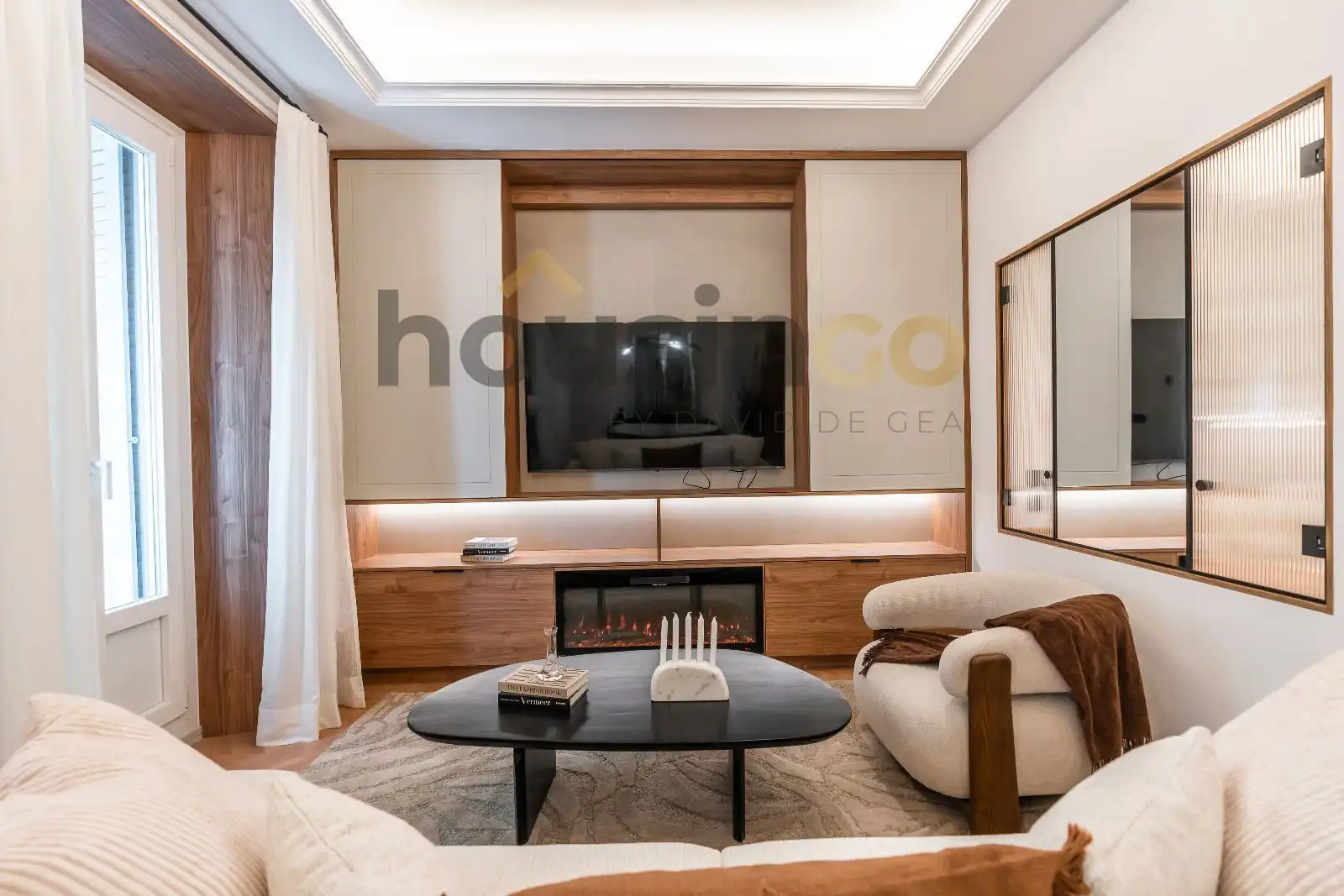 Living room of Flat for sale in Madrid  with Air Conditioner, Heating and Terrace