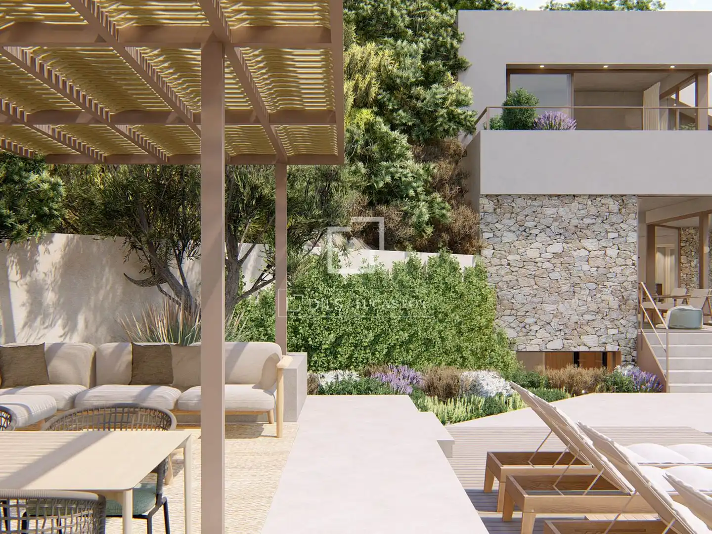 Terrasse von Haus oder Chalet zum Verkauf in Begur mit Klimaanlage, Heizung und Privatgarten