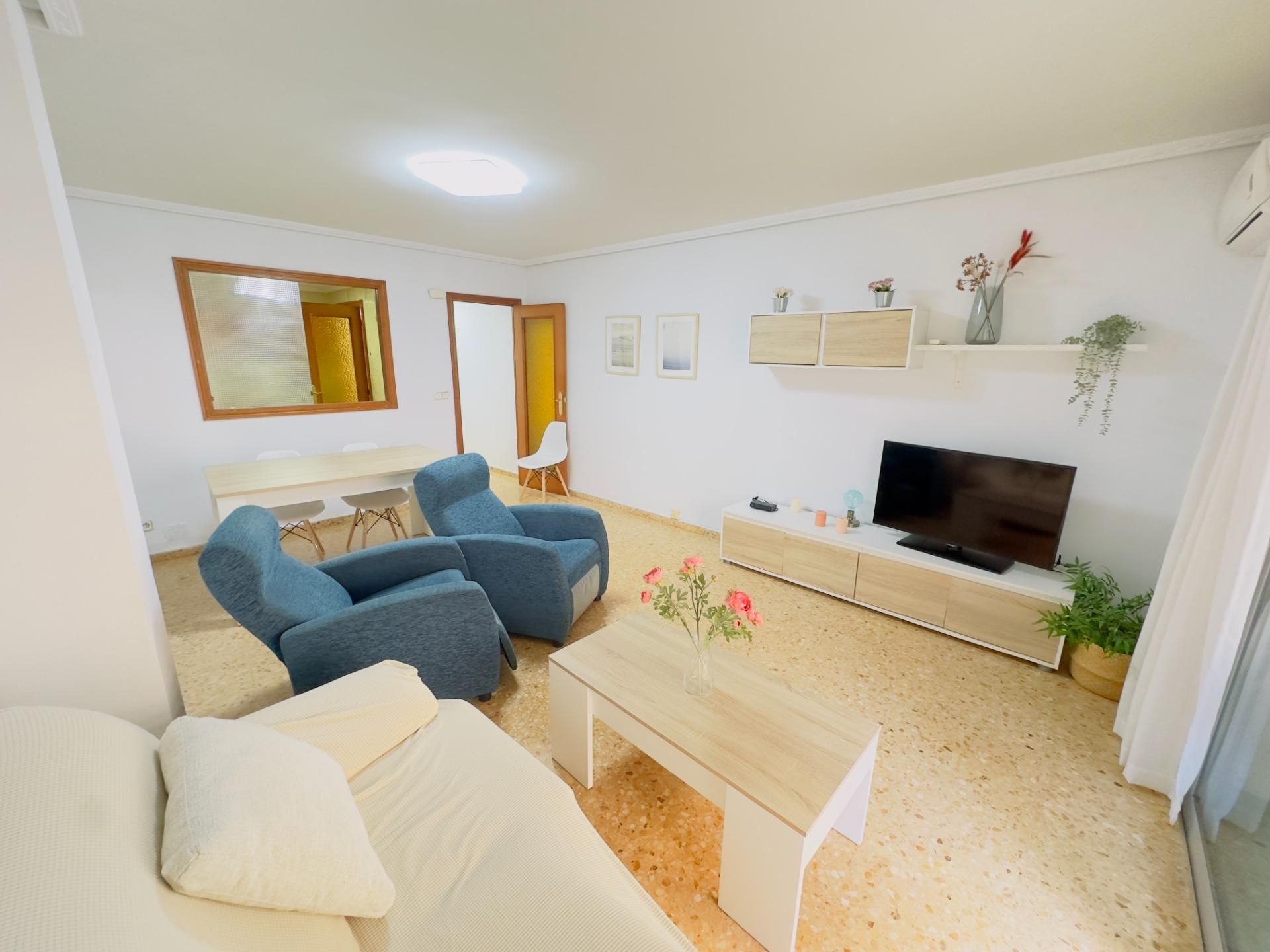 Sala d'estar de Apartament en venda en Cullera amb Terrassa i Balcó
