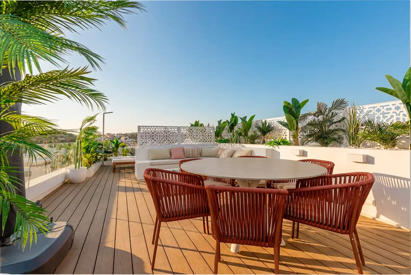 Terrace of Attic for sale in Málaga  with Air Conditioner, Terrace and Swimming Pool