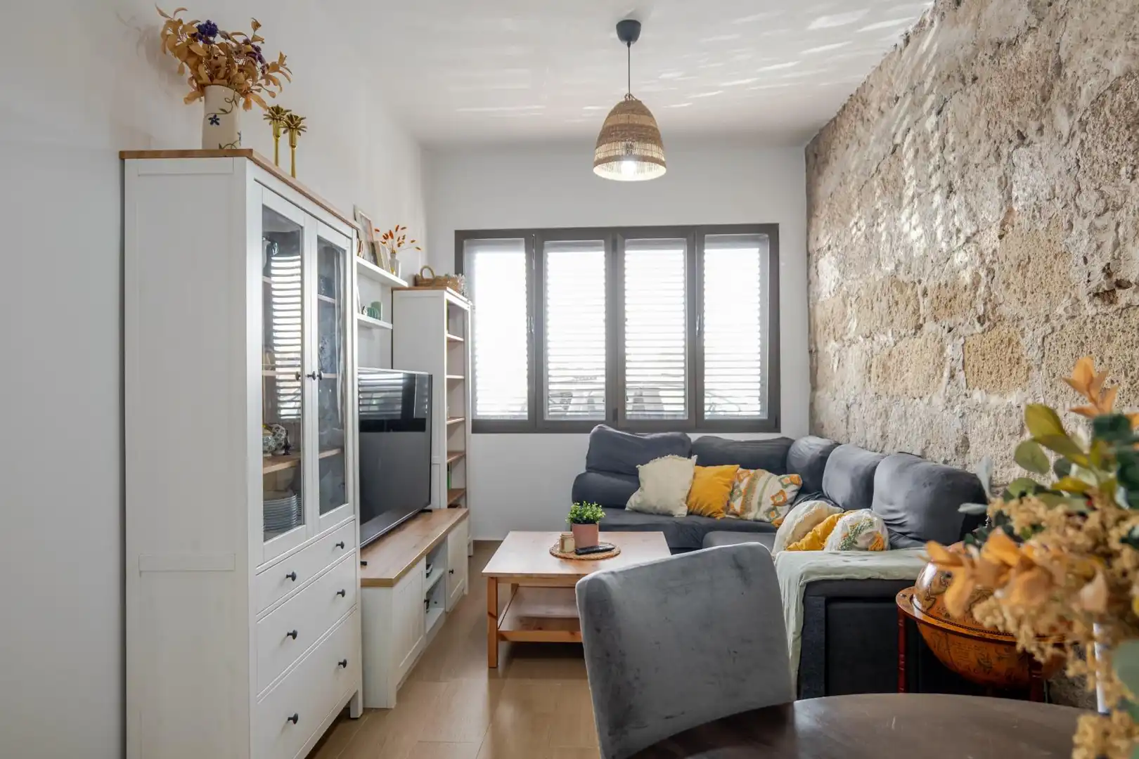 Wohnzimmer von Einfamilien-Reihenhaus zum Verkauf in Las Palmas de Gran Canaria mit Terrasse und Abstellraum