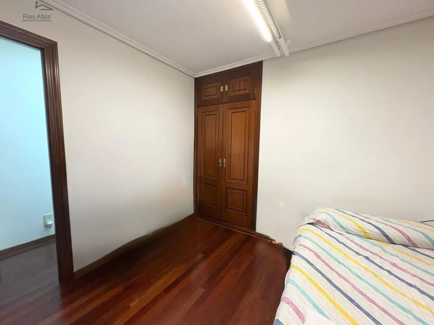 Bedroom of Flat for sale in A Coruña Capital   with Heating, Parquet flooring and Terrace