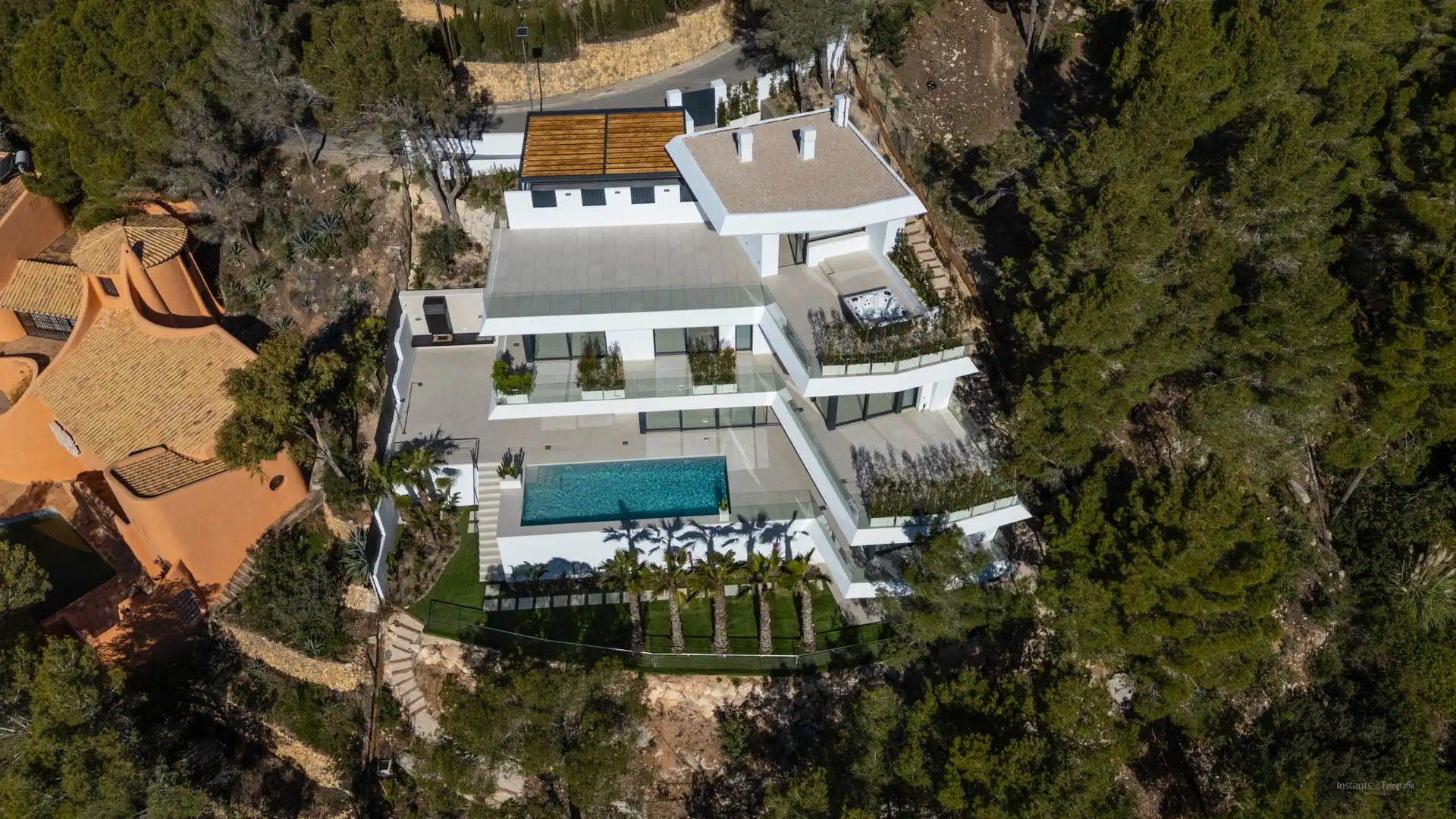 Vista exterior de Casa o chalet en venta en Altea con Aire acondicionado, Jardín privado y Terraza