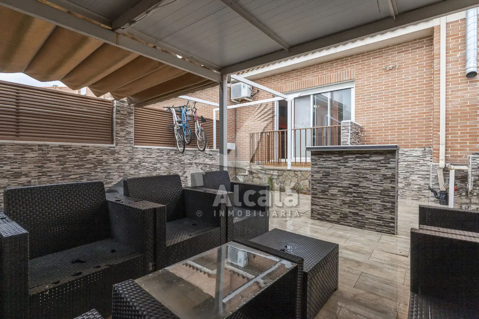 Terraza de Casa adosada en venta en Valdeavero con Aire acondicionado, Calefacción y Jardín privado