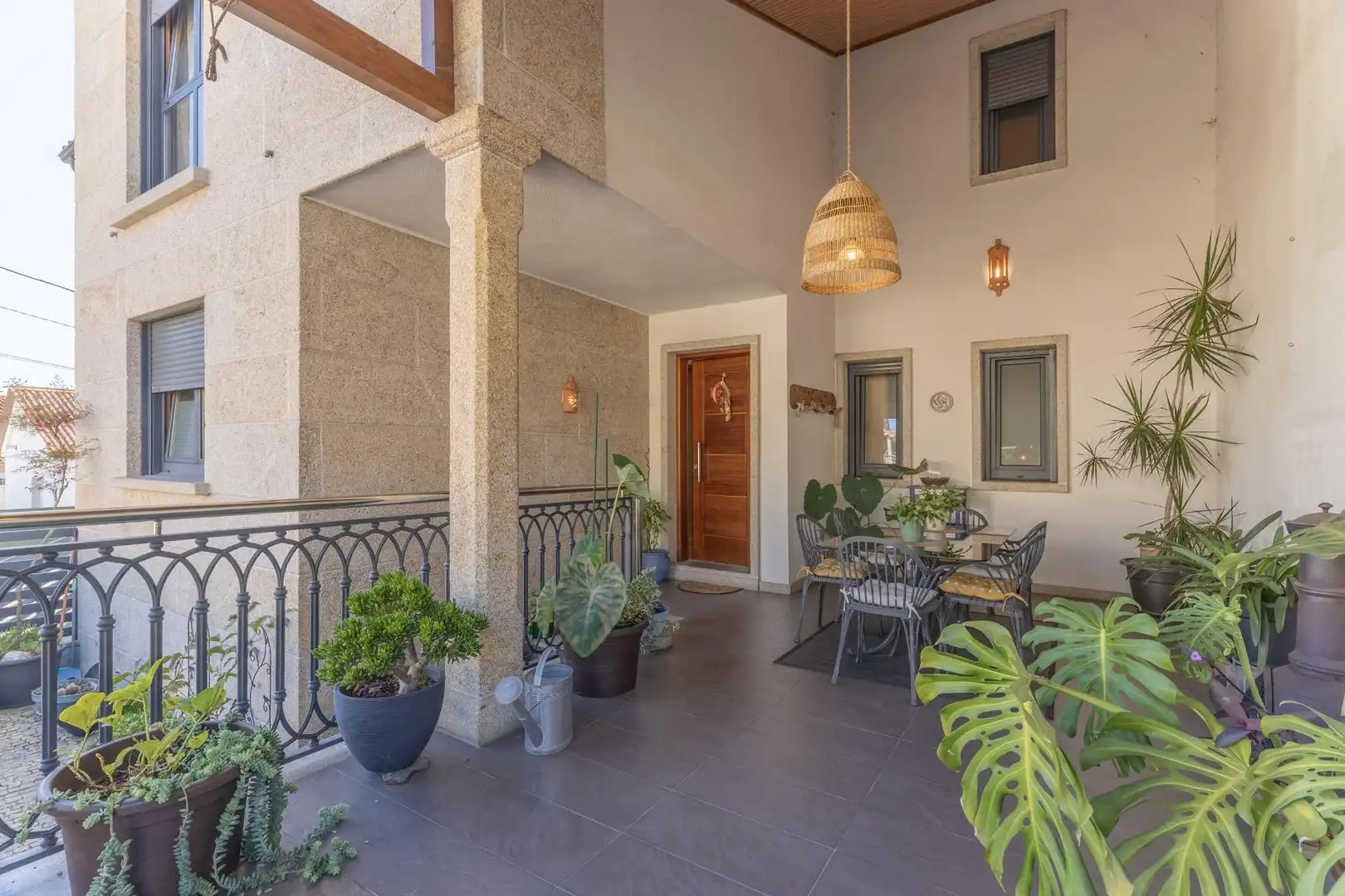 Terraza de Casa adosada en venta en Moaña con Calefacción, Terraza y Amueblado