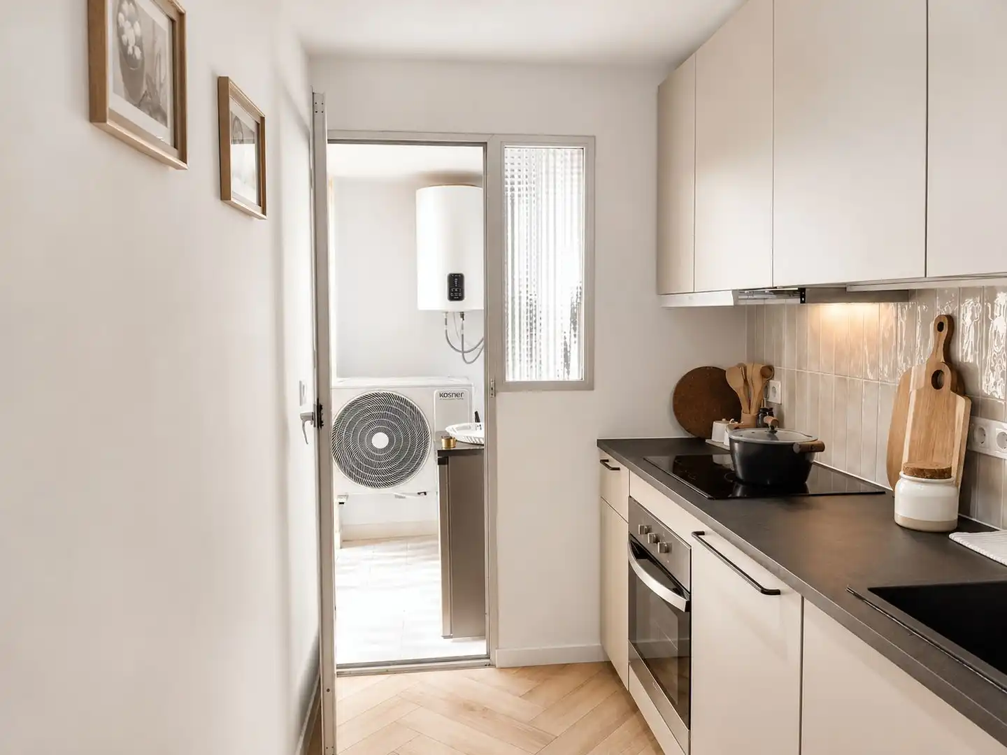 Cuina de Apartament en venda en Calpe / Calp amb Aire condicionat, Calefacció i Terrassa