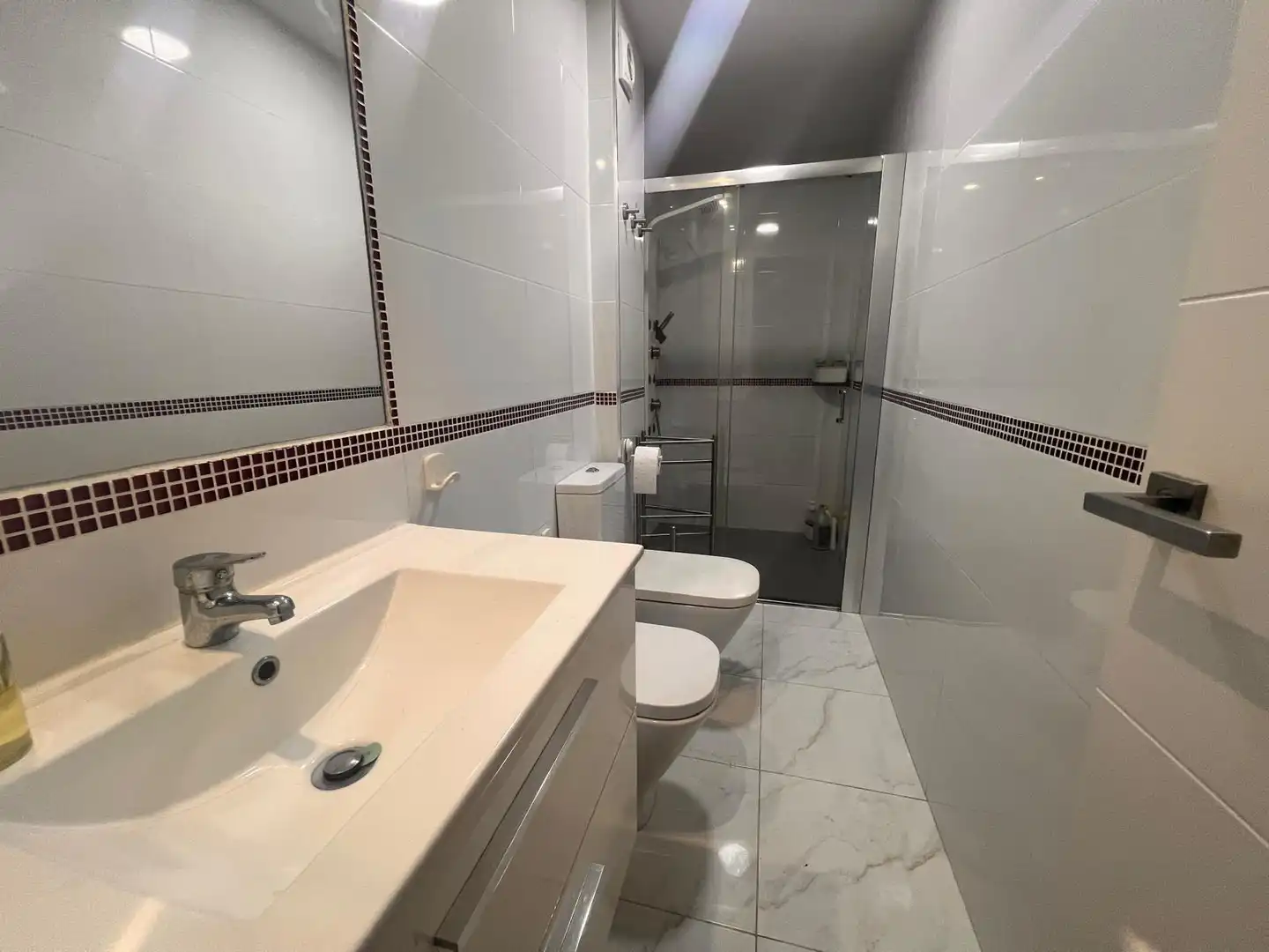 Baño de Piso de alquiler en Las Palmas de Gran Canaria con Amueblado y Balcón