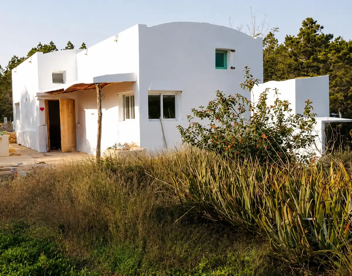 Vista exterior de Casa o xalet en venda en Formentera amb Piscina