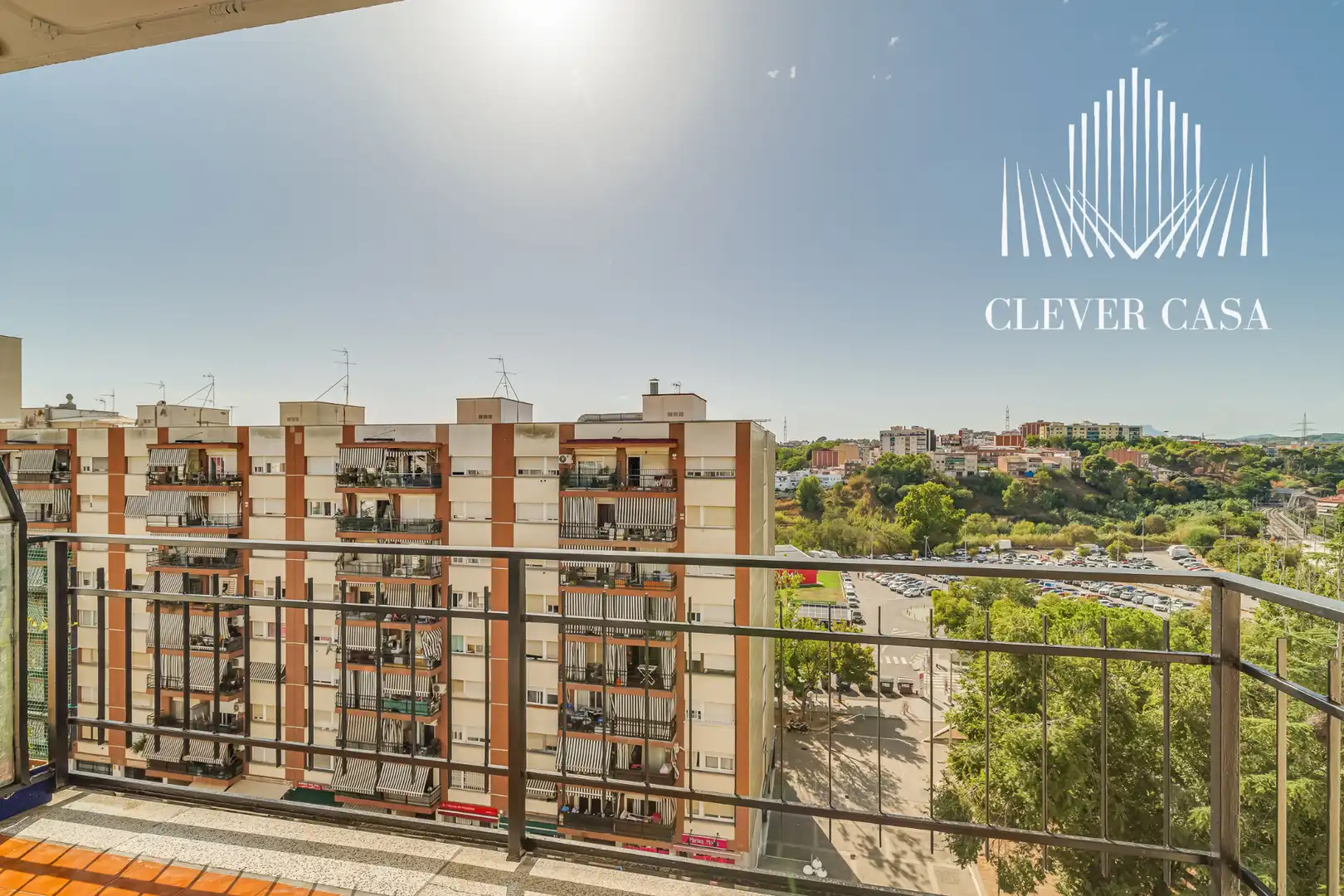 Exterior view of Flat for sale in Rubí  with Heating, Terrace and Furnished