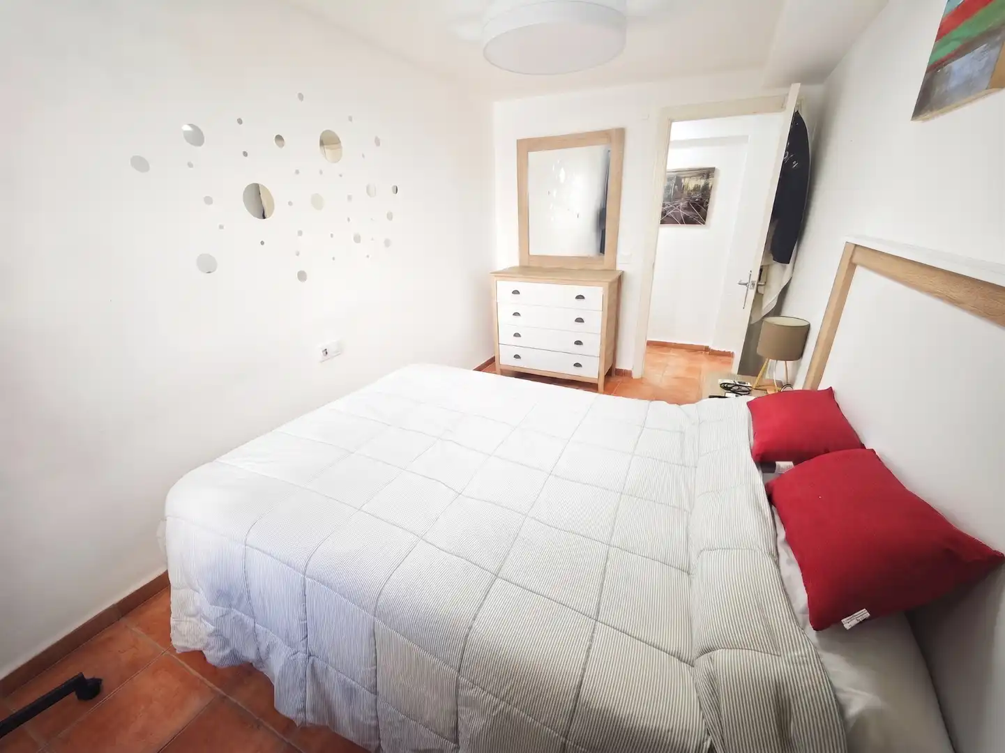 Schlafzimmer von Einfamilien-Reihenhaus zum Verkauf in El Puerto de Santa María mit Klimaanlage, Heizung und Terrasse