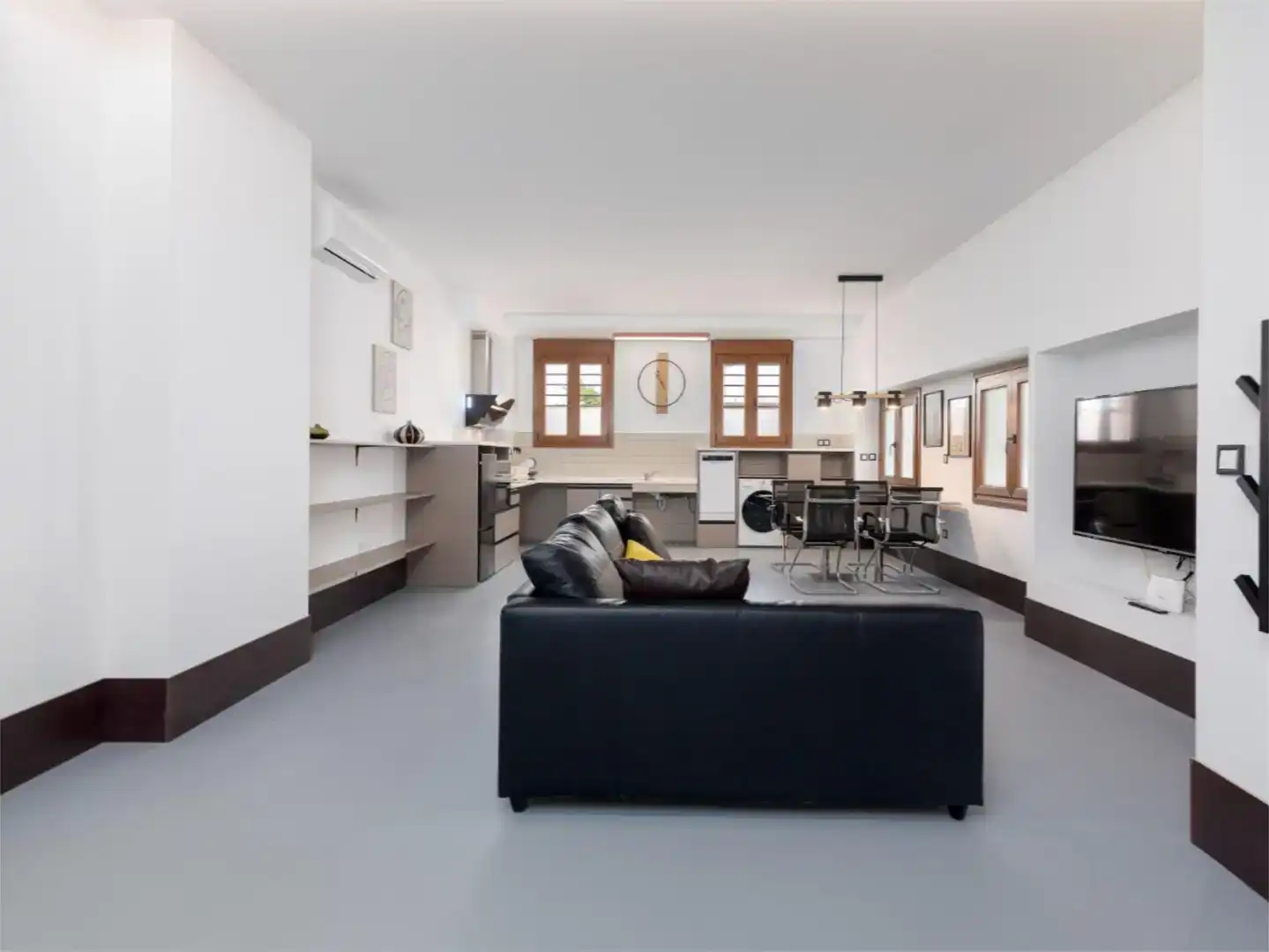 Sala d'estar de Planta baixa de lloguer en Massalfassar amb Aire condicionat i Moblat