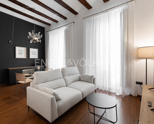 Sala d'estar de Dúplex de lloguer en  Valencia Capital amb Aire condicionat, Calefacció i Parquet