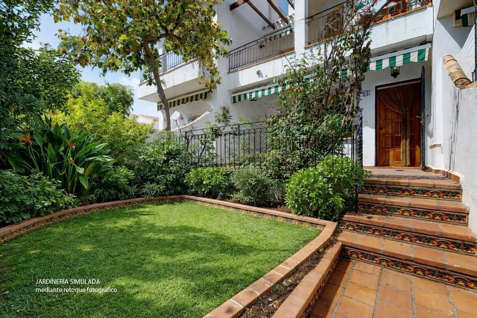 Jardín de Casa adosada en venta en Pilar de la Horadada con Terraza, Amueblado y Balcón