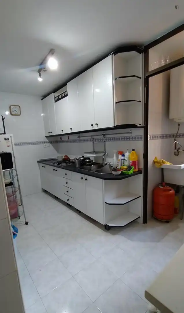 Cocina de Apartamento para compartir en Granada con Amueblado, Horno y Lavadora