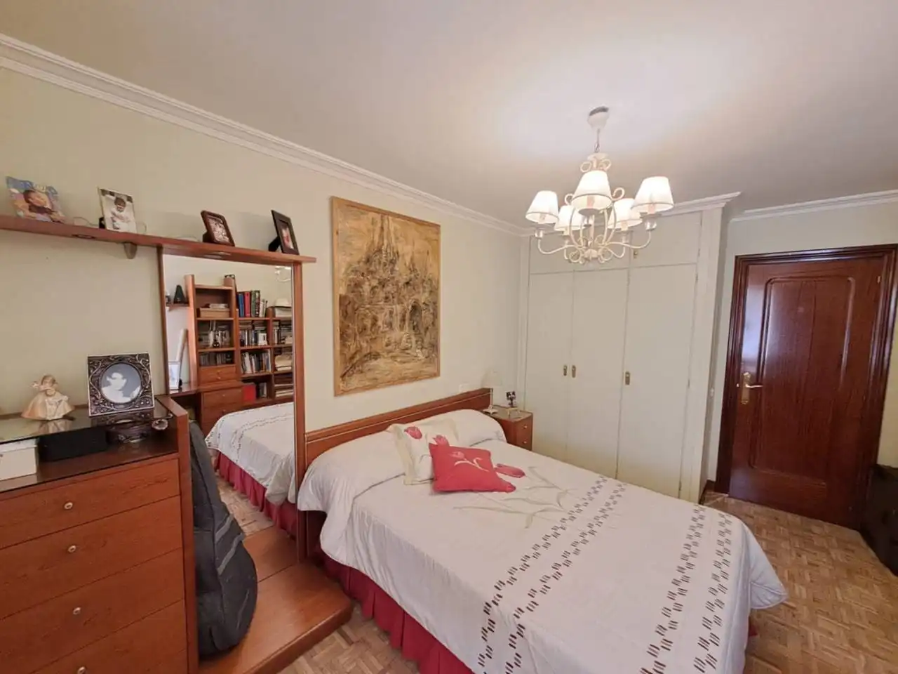 Bedroom of Flat for sale in Burgos  with Heating, Terrace and Alarm