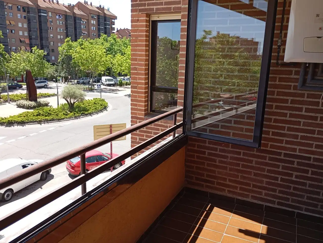 Balcony of Flat for rent in Tres Cantos  with Heating, Terrace and Storage room