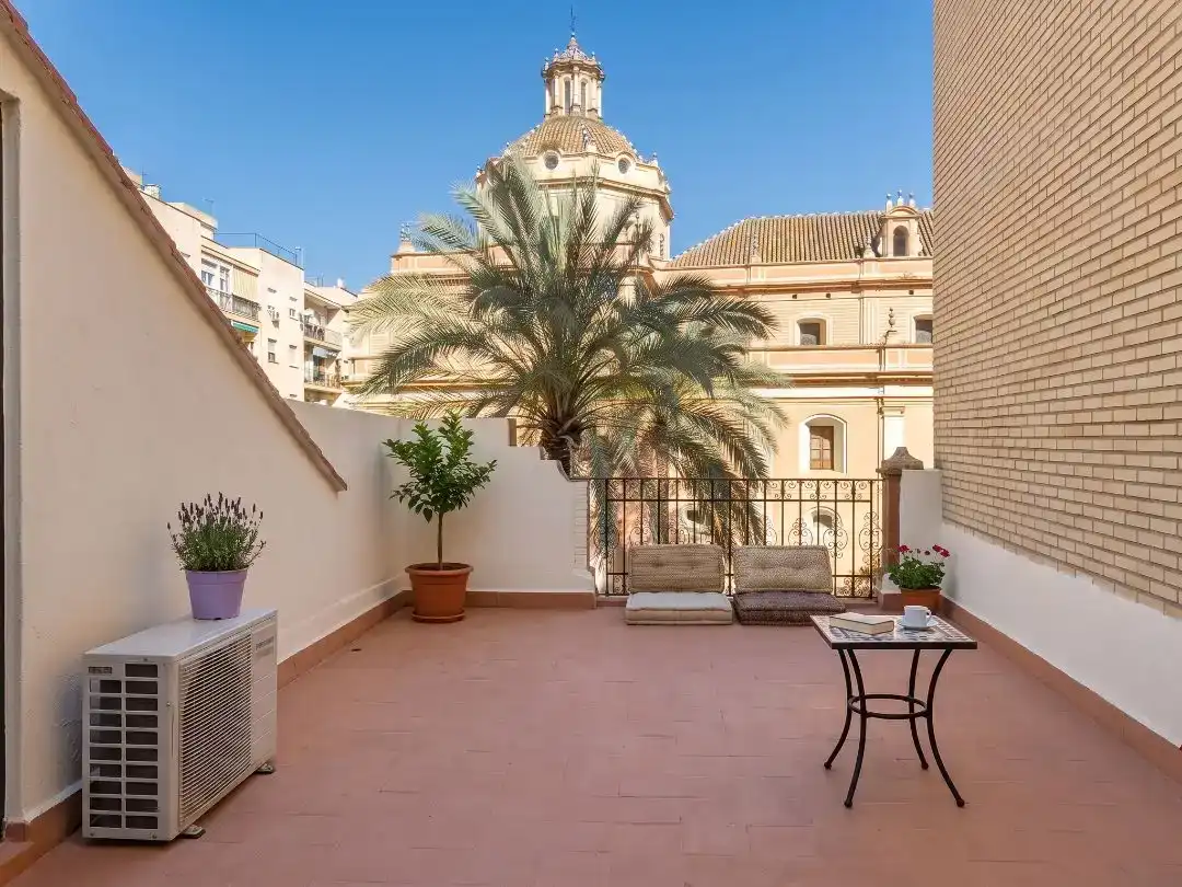 Terrassa de Casa adosada en venda en Centro