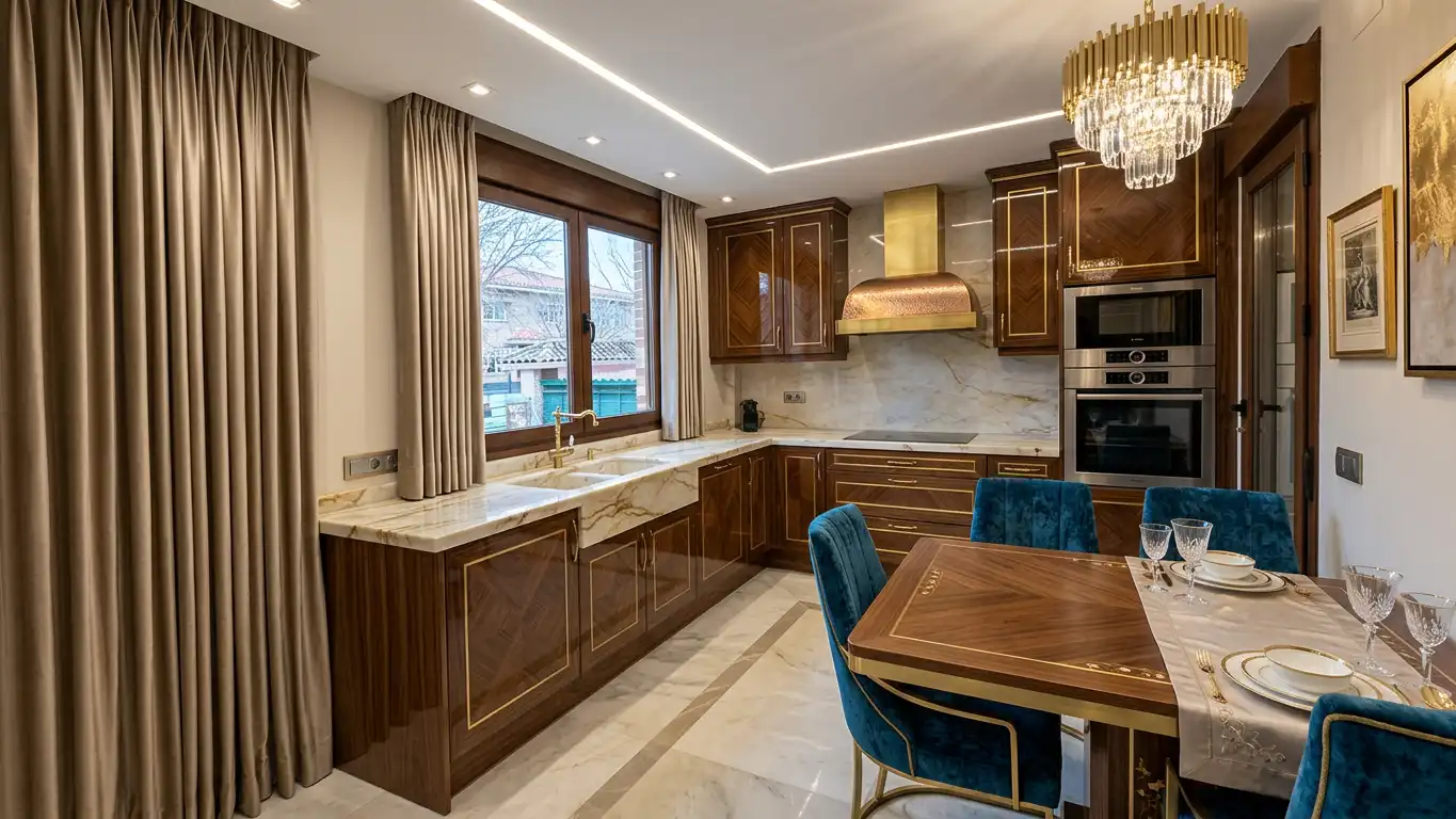 Kitchen of Houses for sale in Villaviciosa de Odón  with Air Conditioner, Heating and Private garden