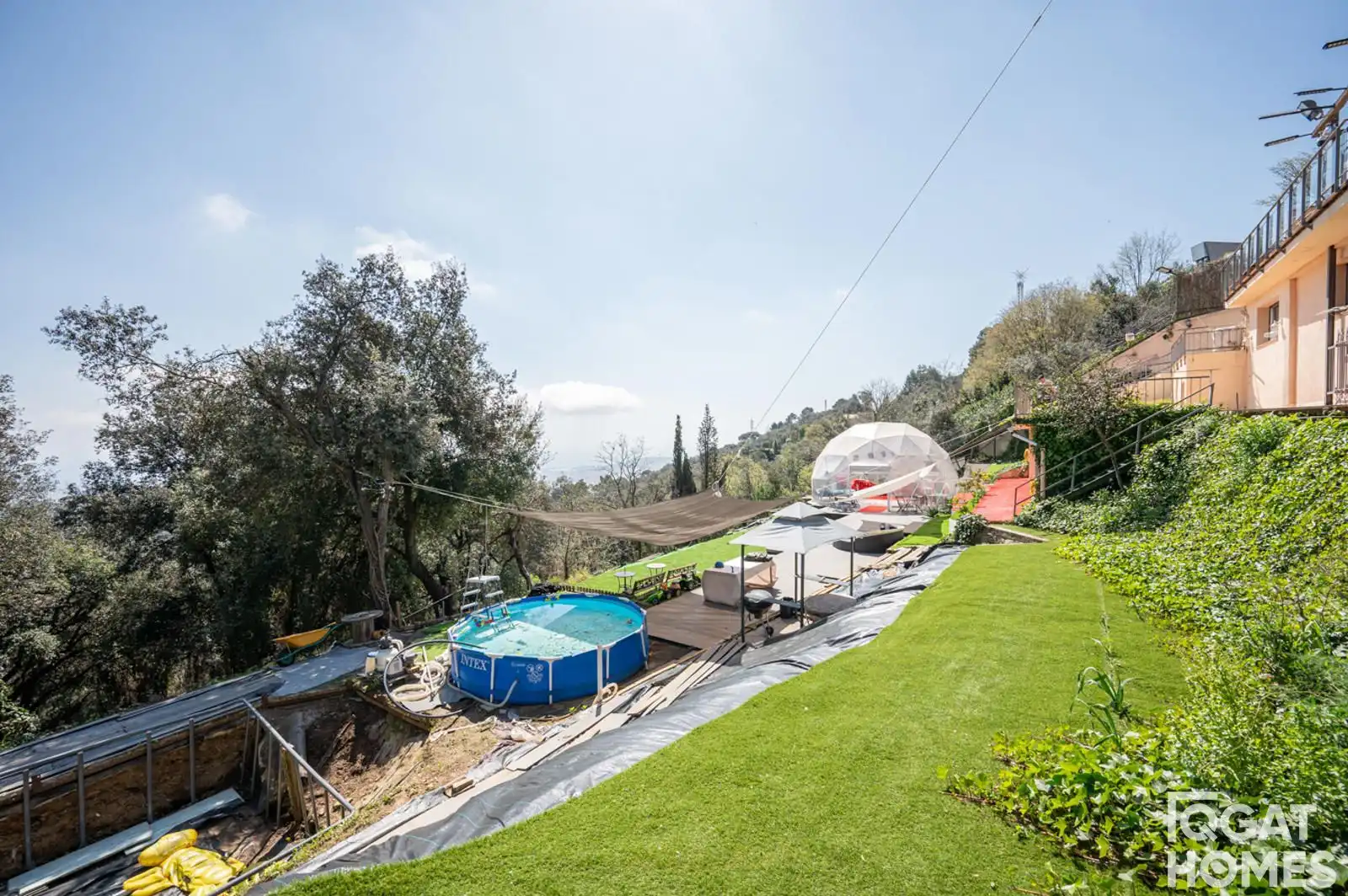 Jardí de Casa o xalet en venda en Barcelona amb Aire condicionat, Calefacció i Jardí privat