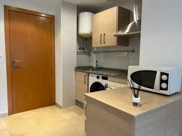 Cocina de Apartamento de alquiler en Murcia con Aire acondicionado, Calefacción y Trastero