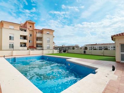 Swimming pool of Flat for sale in Manilva  with Terrace