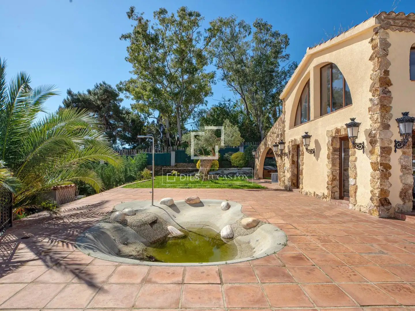 Jardín de Casa o chalet en venta en Blanes con Aire acondicionado, Calefacción y Jardín privado