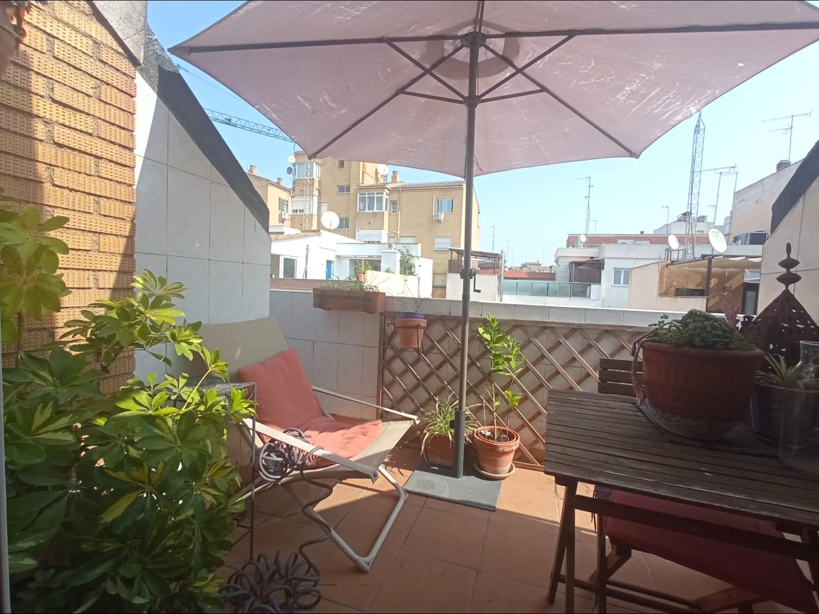 Terrace of Flat to rent in  Granada Capital  with Heating and Terrace