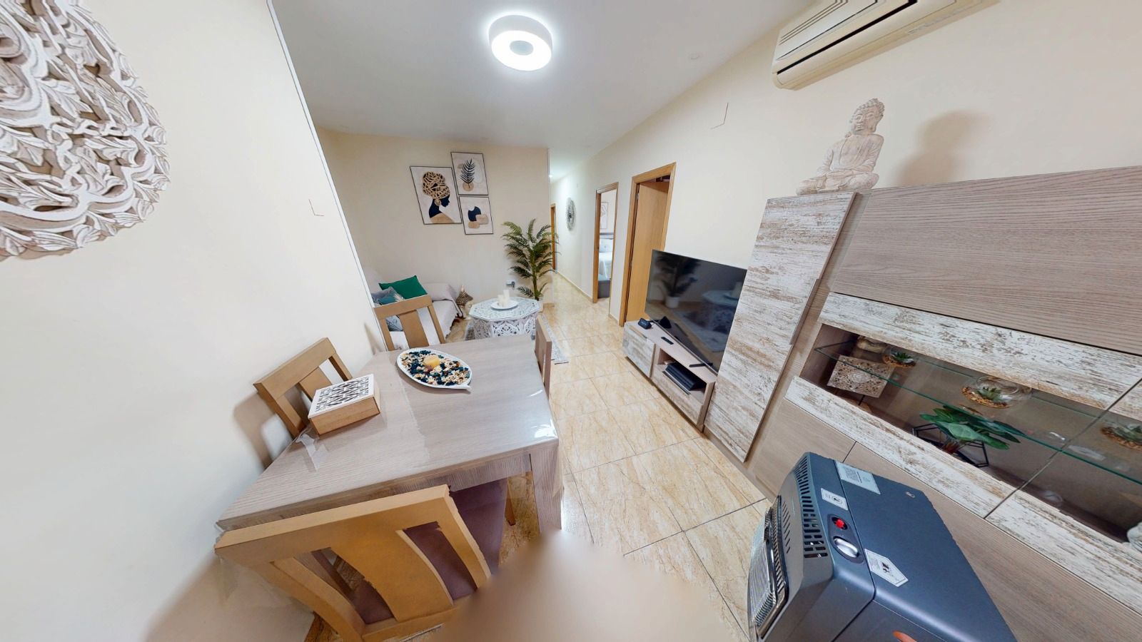 Living room of Flat for sale in Alicante / Alacant  with Air Conditioner and Furnished