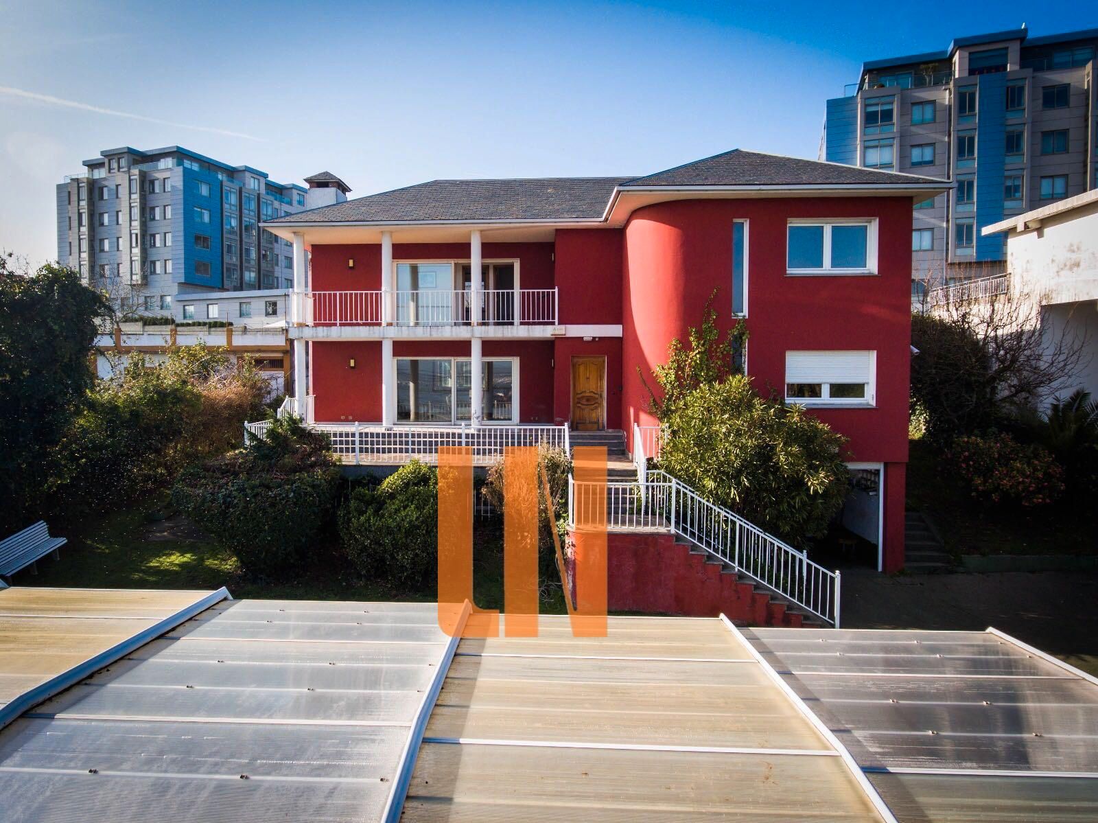 Exterior view of House or chalet for sale in A Coruña Capital   with Heating, Private garden and Terrace