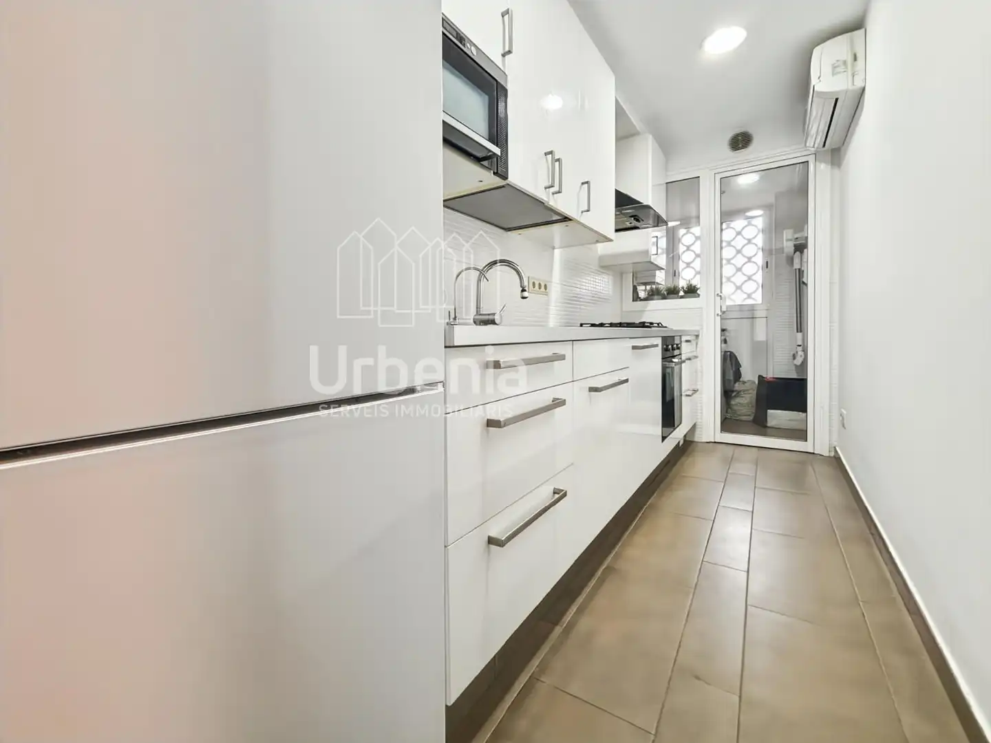 Kitchen of Flat for sale in Blanes  with Air Conditioner, Terrace and Swimming Pool
