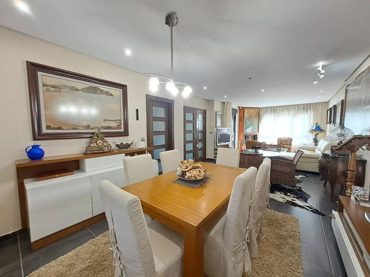 Comedor de Casa adosada en venta en Castrillo del Val con Calefacción, Jardín privado y Parquet