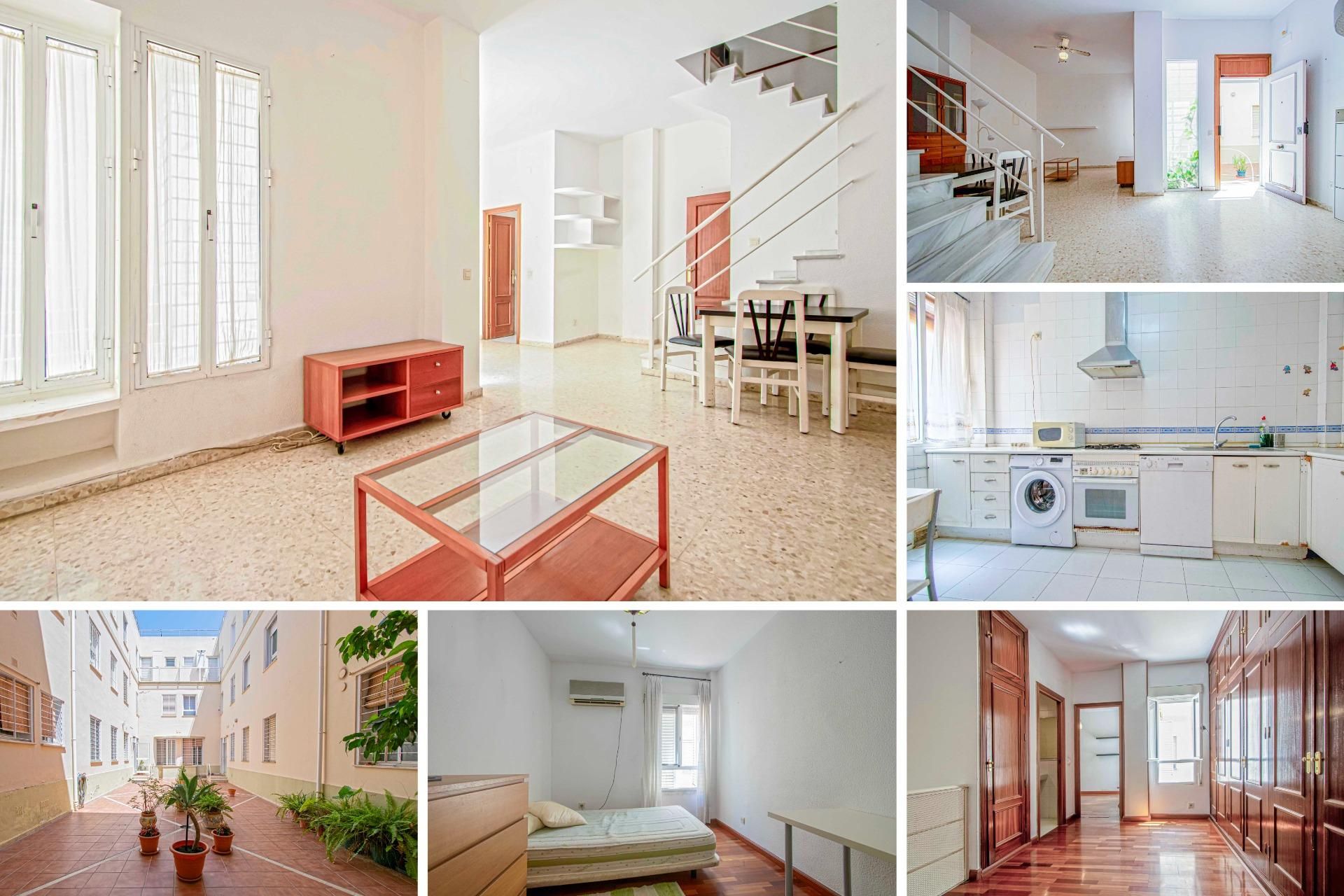 Vista exterior de Dúplex en venta en  Sevilla Capital con Aire acondicionado y Trastero