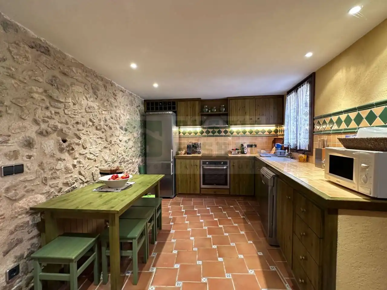 Kitchen of Country homes for rent in Cruïlles, Monells I Sant Sadurní de L'Heura  with Heating, Terrace and Furnished
