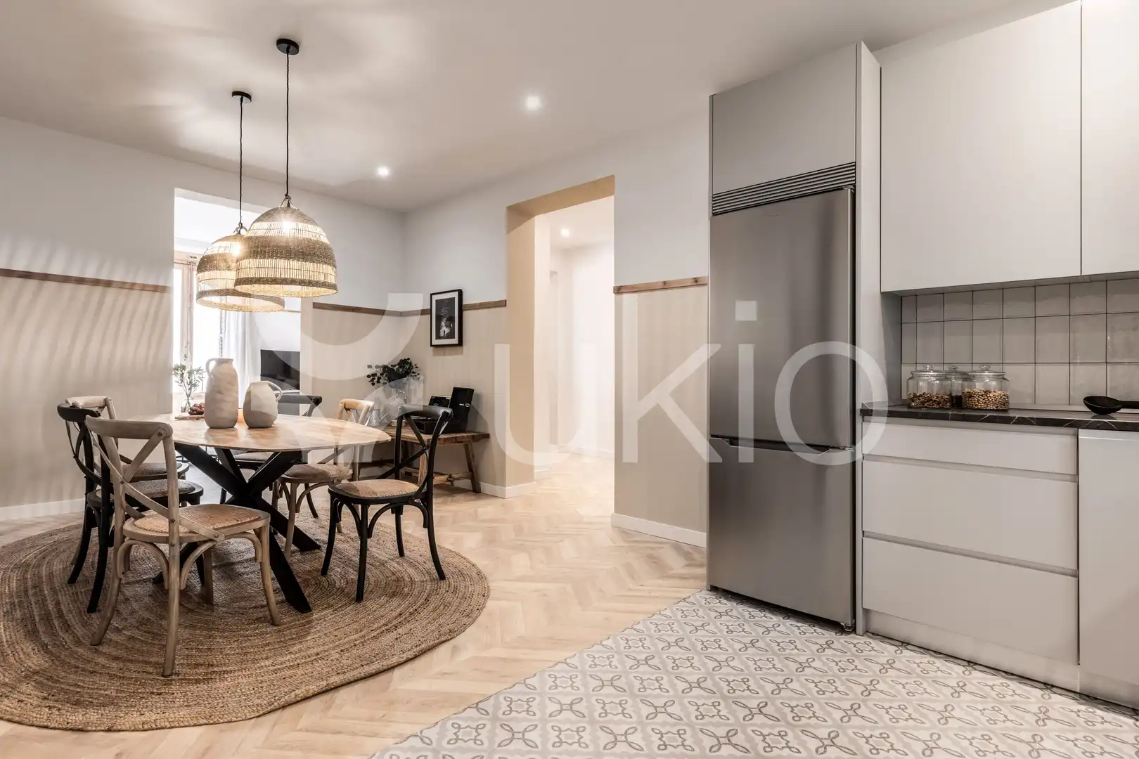 Cocina de Apartamento de alquiler en Centro