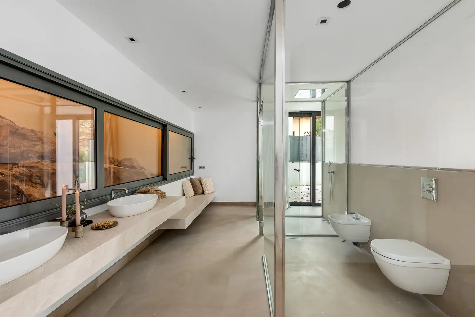 Baño de Finca rústica en venta en Capdepera con Aire acondicionado, Calefacción y Terraza