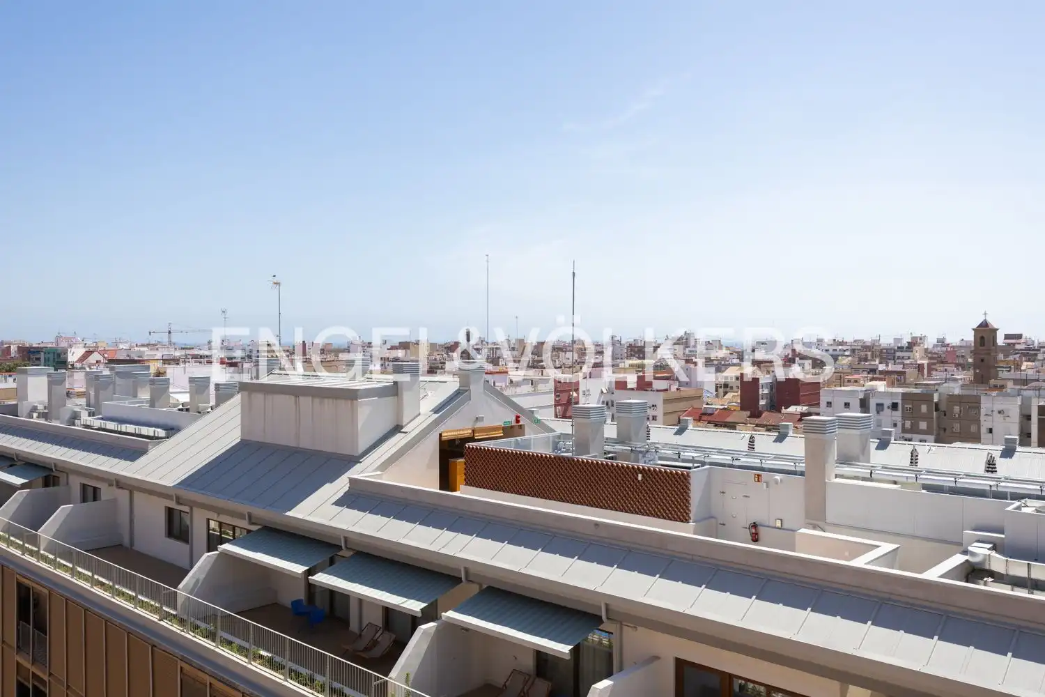 Terrasse von Dachboden zur Miete in Valencia mit Klimaanlage, Heizung und Terrasse