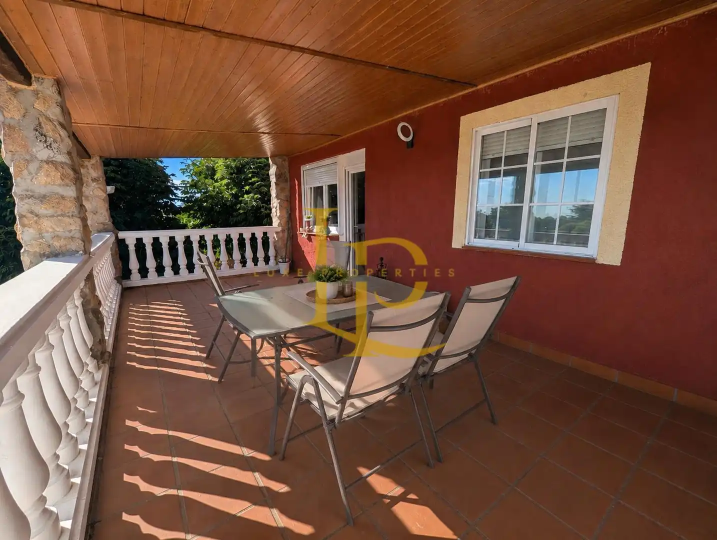 Terraza de Casa o chalet en venta en El Casar con Aire acondicionado, Jardín privado y Terraza